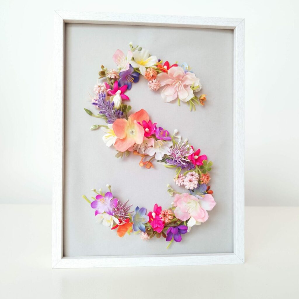 letras florales de Ohana